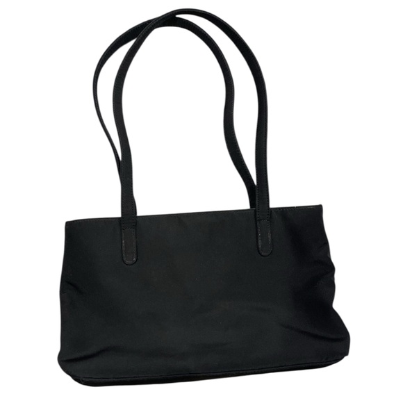 Ralph Lauren Black Nylon RLL Logo  Shoulder Bag Purse 15x9x5 Inches - Picture 4 of 13